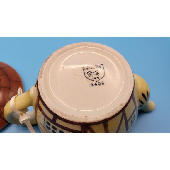 Vintage Red Horse Inn Ceramic Tea Pot English Look Cottage Ware #8405 - Picture 14 of 16